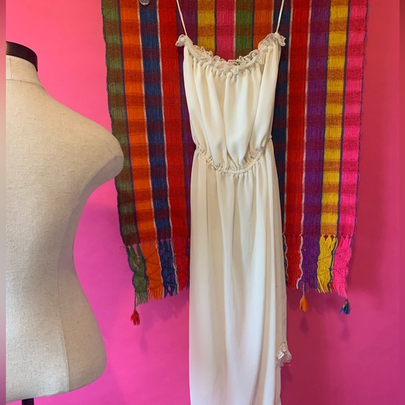 Vintage strapless slip dress size ML - Picture 2 of 6